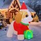 GOOSH 5 FT Christmas Inflatables Cavalier King Charles Puppy Dog Present Box with Built-in LEDs
